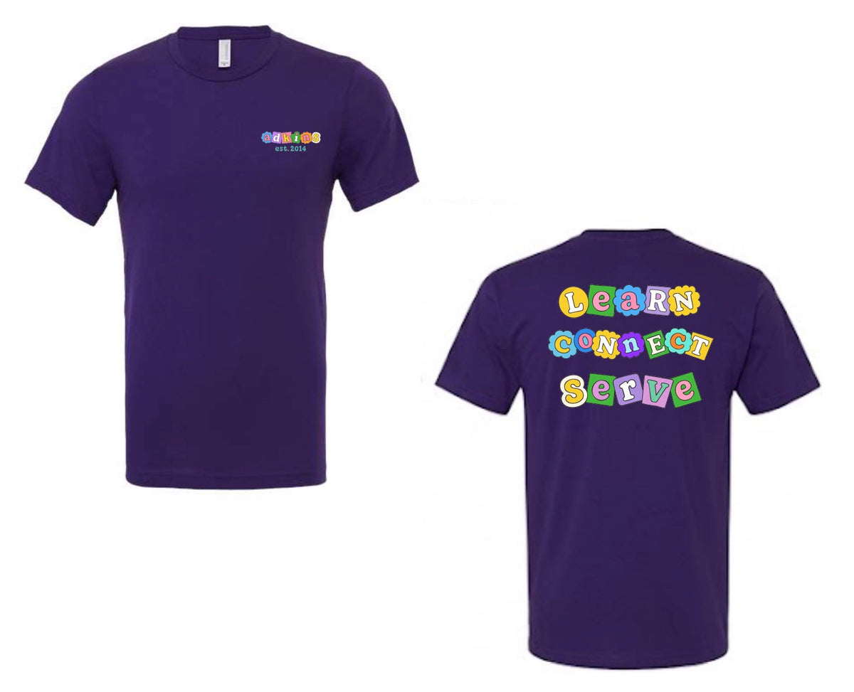 Adkins Learn, Connect, Serve T-Shirt ADULT
